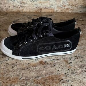 Authentic Ladies Coach Black & White Sneakers
